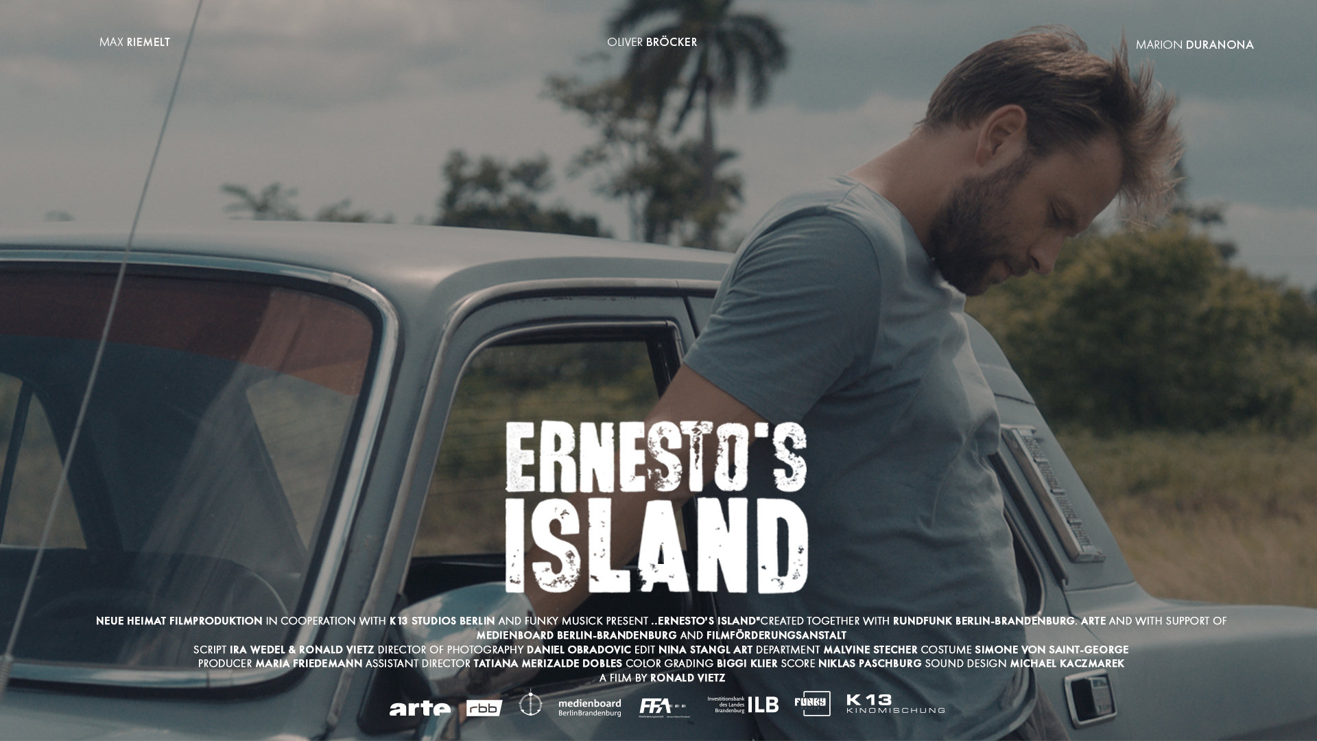 Oliver Bröcker Sascha aktuell in Ernesto s Island im Kino