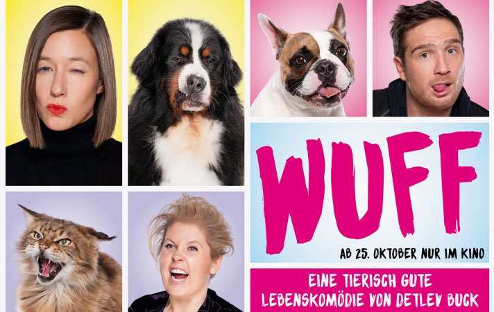 Ab dem 25.10.2018 im Kino: „WUFF – Folge dem Hund“ der neue Film von Detlev Buck mit Gerdy Zint in der Rolle ‚Krüger‘