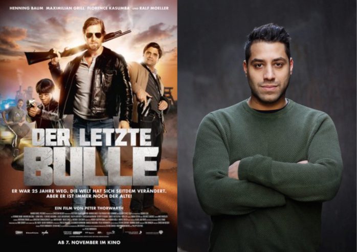 Kais Setti als ‚Ahmed (Security Mann)‘ aktuell im Kinospielfilm „Der letze Bulle“