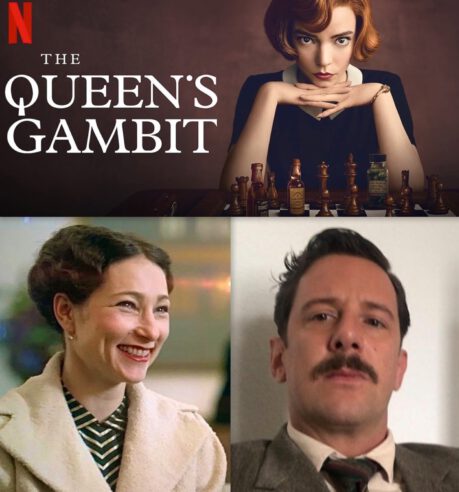 Golden Globes: Doppelschlag für „The Queen’s Gambit/ Das Damengambit“ mit Janina Elkin (Mrs. Borgov‘) & Marian Meder (‚Mr. Espero‘)