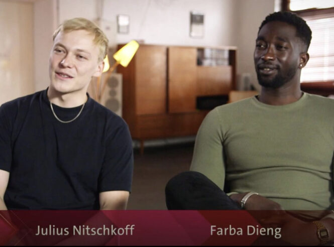 Bayerischer Filmpreis: Julius Nitschkoff & Farba Dieng erhalten den Preis für den besten Nachwuchsdarsteller   für ihre Rollen in „Toubab“
