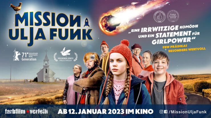 Aktuell im Kino: „Mission Ulja Funk“ mit Janina Elkin (‚Jana Schlegel‘)